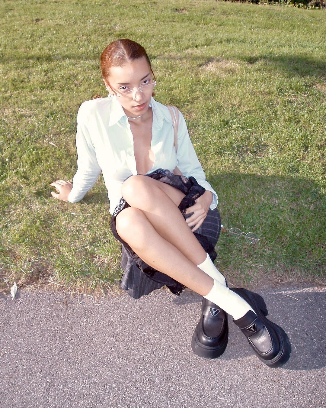 Windsorsmith Black Leather Platform Shoes - Spolied - Image 8