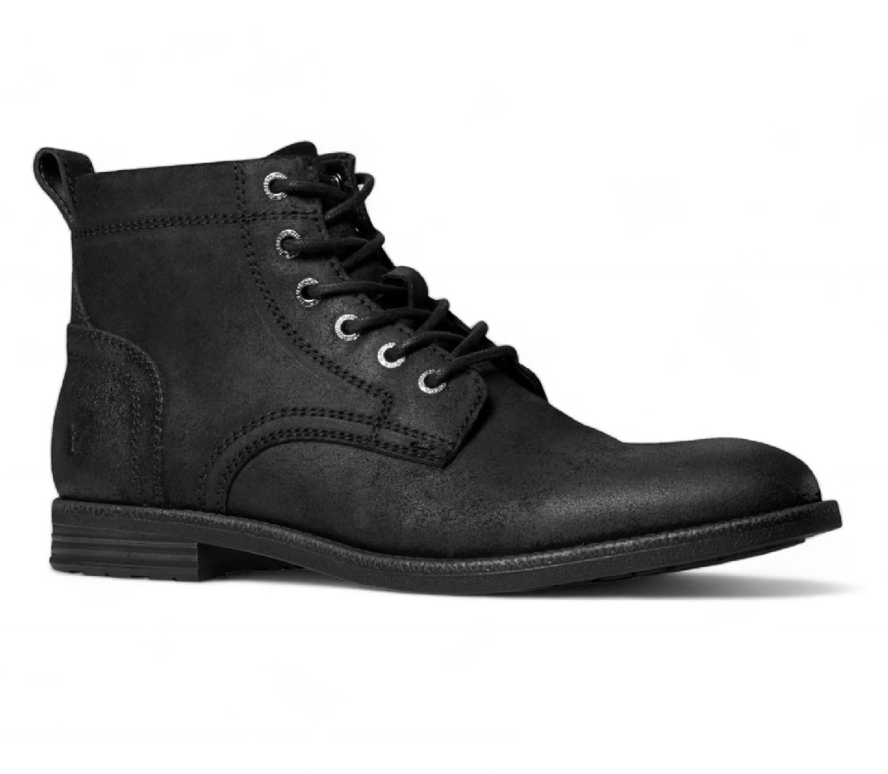 Windsorsmith Black Leather Casual Desert Boots - Sebastien - Image 3