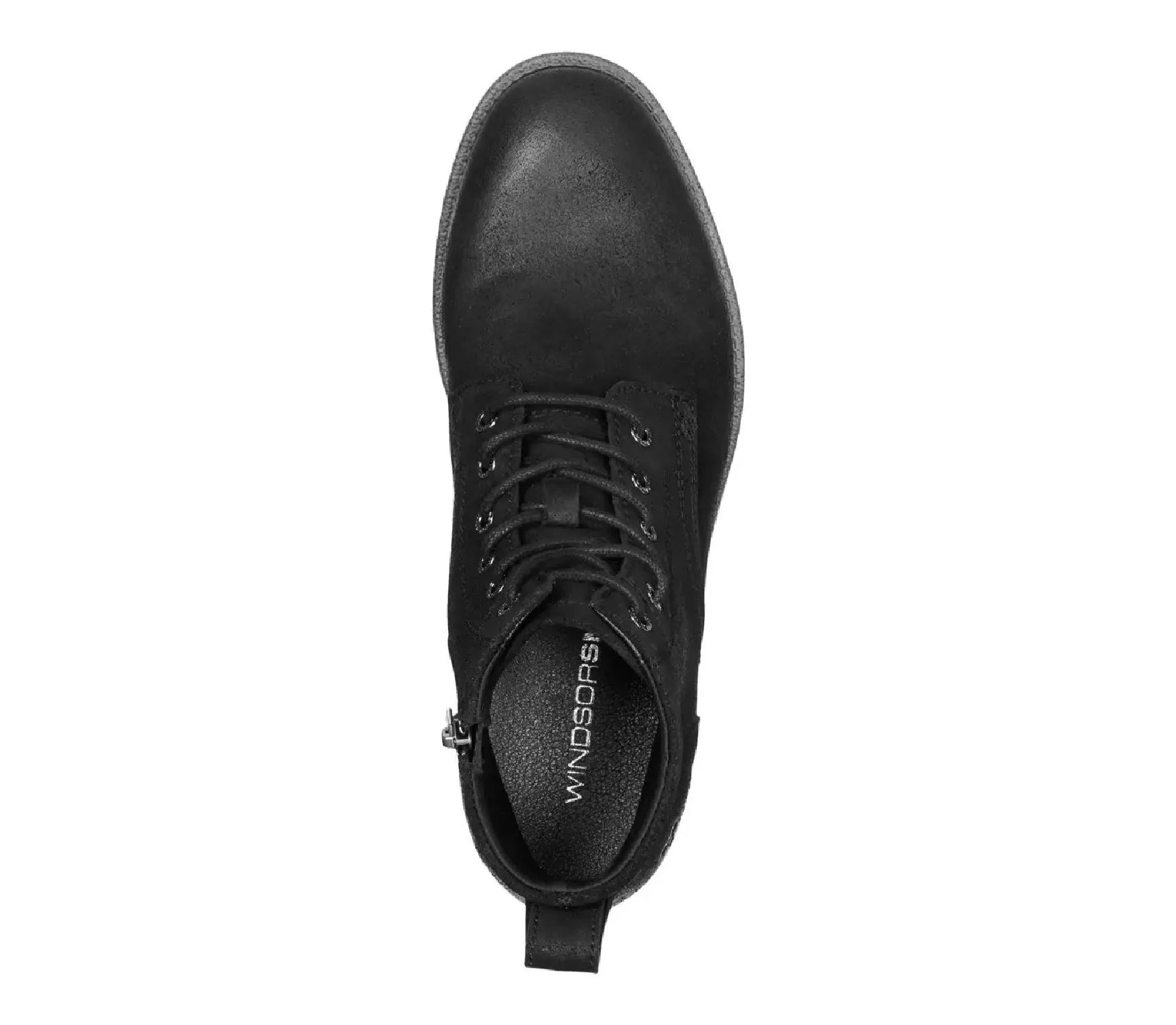 Windsorsmith Black Leather Casual Desert Boots - Sebastien - Image 6