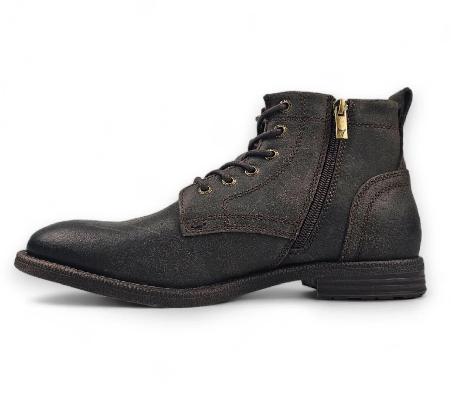 Windsorsmith Brown Leather Casual Desert Boots - Sebastien - Image 4