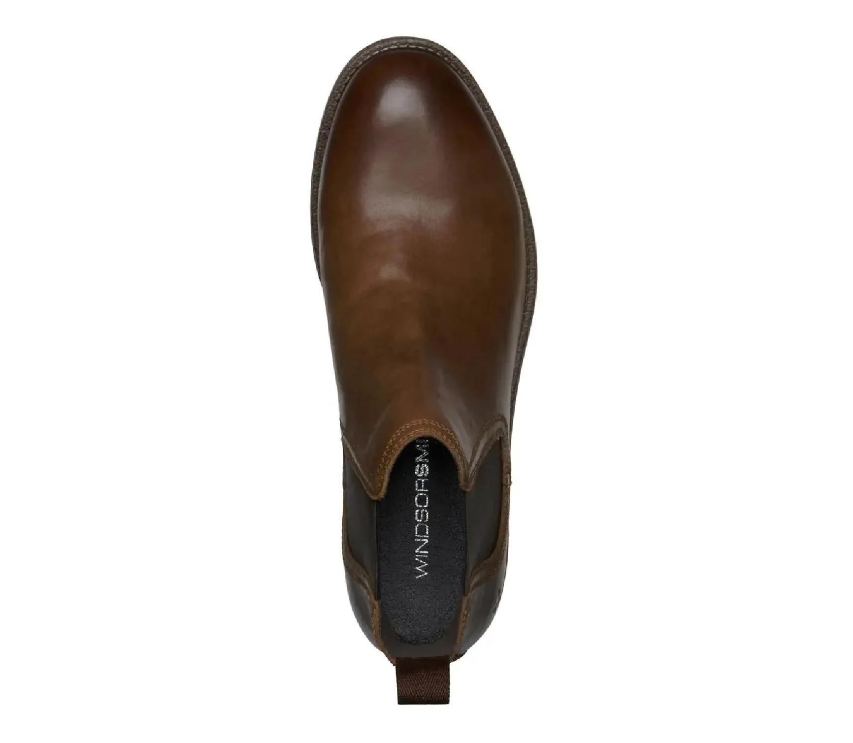 Windsorsmith Brown Leather Chelsea Ankle Boots - Sergio - Image 5