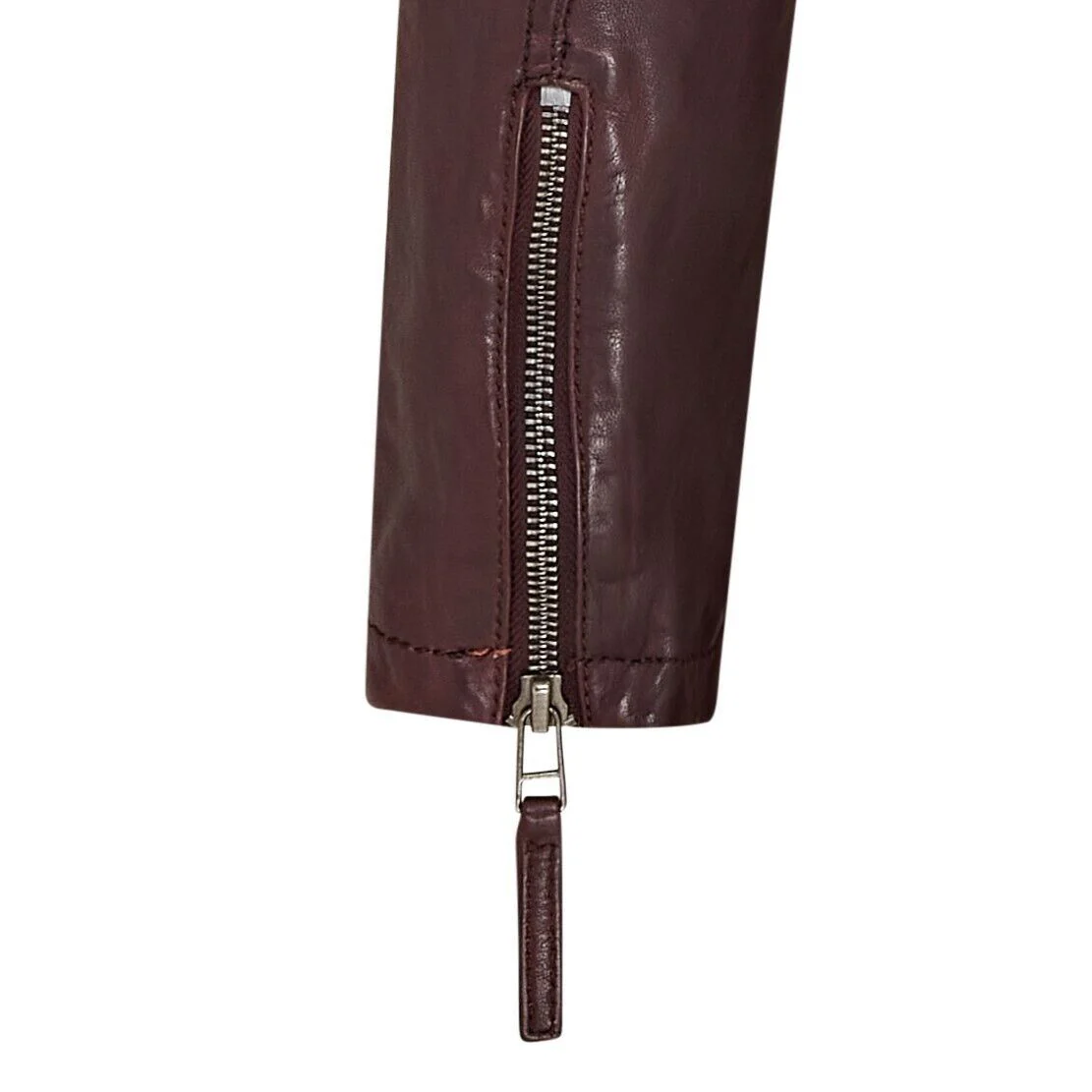 Womens Hooded Classic Biker Jacket - Wareham - Image 15