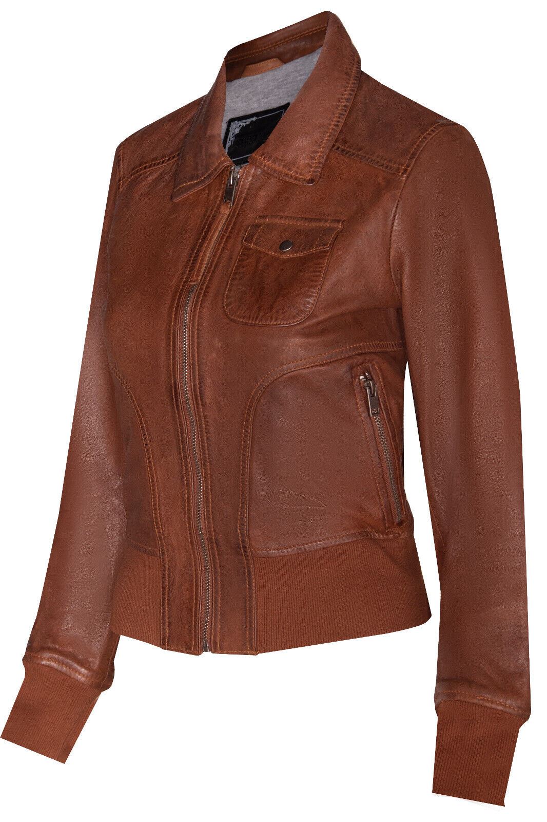 Womens MA-1 Varsity Bomber Jacket-Modbury - Image 11