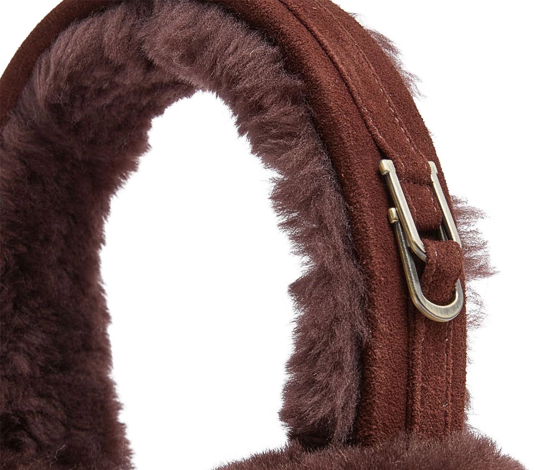Womens Sheepskin Shearling Winter Ear Muffs Warm Comfortable - Image 3
